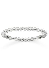 Thomas Sabo Damen Fingerring "TR2122-001-12-52,54,56,58", 56, Silber 925 (Sterlingsilber), 2mm, silber, Silber 925 (Sterlingsilber), Fingerringe