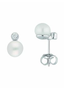 Adelia´s ADELIA ́S Damen Paar Ohrhänger "1 Paar 925 Silber Ohrringe / Ohrstecker mit Zirkonia", Damen, Silber 925 (Sterlingsilber), silber, Silber 925