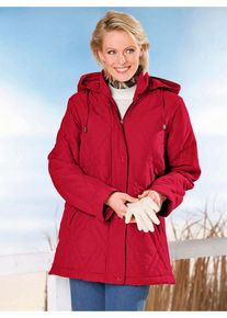 Classic Basics Damen Outdoorjacke, rot, Gr. 48, unifarben, 100% Polyester, Jacken