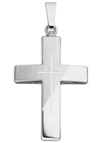 Jobo Damen Kreuz-Anhänger "Anhänger Kreuz", Silber 925 (Sterlingsilber), silber, Silber 925 (Sterlingsilber), Schmuckanhänger, 925 Silber