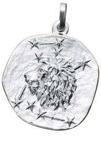 Jobo Damen Sternzeichen-Anhänger "Sternzeichen Löwe", Silber 925 (Sterlingsilber), silber, Silber 925 (Sterlingsilber), Schmuckanhänger, 925 Silber