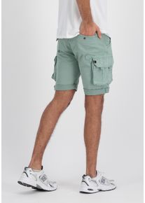 Herren Shorts "Alpha Industries Men - Shorts Crew Short", grün, Gr. 32, Alpha Industries, Obermaterial: 98% Baumwolle, 2% Elastan, Futter: 100%