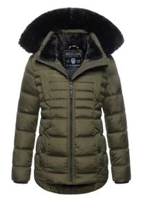 Navahoo Damen Winterjacke "Lissandra", grün, Gr. M, Obermaterial: 100% Polyester ; Innenmaterial: 100% Polyester, Jacken, mit hochwertigem Steppdesign