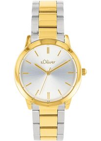 s.Oliver Damen Quarzuhr, silber, Armbanduhren, Armbanduhr, Damenuhr, Mineralglas, analog