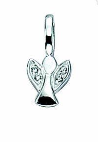 Adelia´s ADELIA ́S Damen Charm-Einhänger "925 Silber Charms Anhänger Engel mit Zirkonia", silber, Silber 925 (Sterlingsilber), Charms, 925 Sterling Silber mit