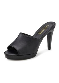 Damen High-Heel-Pantolette, LASCANA Belle Affaire, Gr. 37, schwarz, Obermaterial: 100% Lederimitat. Futter: 100% Lederimitat. Decksohle: 100%