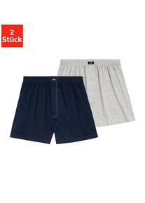 H.I.S. H.I.S Herren Weiter Boxer, Gr. XS, grau, Jersey, Obermaterial: 95% Baumwolle, 5% Elasthan, unifarben, Unterhosen, aus weicher Single Jersey Ware