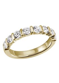 Firetti Damen Fingerring "Schmuck Geschenk Silber 925 Silberring Ring Memoire-Optik glitzernd", 52, Silber 925 (Sterlingsilber), 3,4mm, gold, Silber