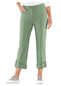 Classic Basics Damen Webhose, grün, Gr. 24, unifarben, 98% Baumwolle, 2% Elasthan, Hosen