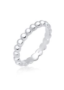 Elli Damen Fingerring "Stacking Ring Kügelchen 925 Silber", 56mm, ohne Stein, Silber 925 (Sterlingsilber), 3mm, silber, Silber 925 (Sterlingsilber),