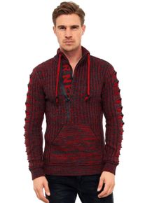 Rusty Neal Herren Strickpullover, bunt, casual, Gr. S, unifarben, 75% Polyacryl, 25% Baumwolle, Pullover, mit stylischem Ausschnitt