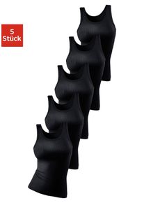 Petite Fleur Damen Unterhemd, Gr. 32, schwarz, Doppelripp, Obermaterial: 100% Baumwolle, unifarben, basic,casual, Unterhemden, aus weicher