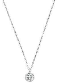 s.Oliver Damen Kette mit Anhänger "Solitär-Optik, 2032969, 2032970, 2032971", Silber 925 (Sterlingsilber), L: 45cm, bunt, Silber 925
