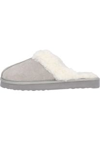 MOLS Damen Hausschuh "Tamara W", Gr. 38, grau, Leder, sportlich, Schuhe, aus Leder, angenehm wärmend