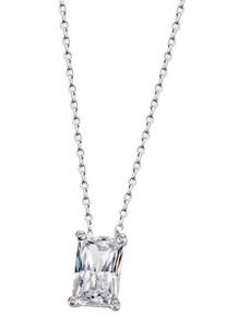Firetti Damen Kette mit Anhänger "Schmuck Geschenk Silber 925 Halsschmuck Halskette Ankerkette", Silber 925 (Sterlingsilber), L: 45cm B: 1,2mm,