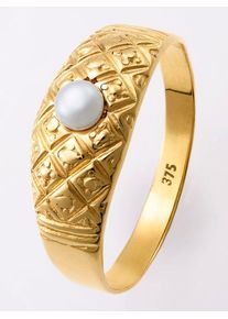 Lady Damen Fingerring, 21, Gold-Metall-Perlen, gold, Gold, Metall, Perlen, Fingerringe