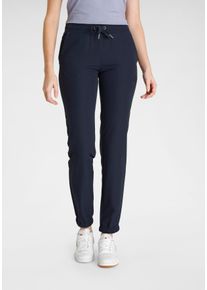 Polarino Damen Outdoorhose "Joggpants", blau, sportlich, Gr. 38, Softshell, Obermaterial: 94% Polyester, 6% Elasthan, Hosen, Regular Fit
