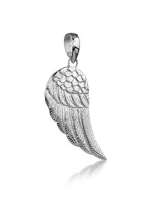 Kuzzoi Herren Ketten-Anhänger "Herren Flügel Kettenanhänger Glück 925 Silber", OneSize, ohne Stein, Silber 925 (Sterlingsilber), silber, Silber 925