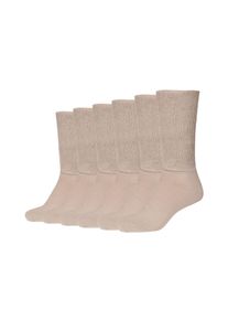 Camano Damen Socken "Diabetikersocken 6er Pack", Gr. 39, beige, 78% Baumwolle 18% Polyester 3% Polyamid 1% Elasthan, uni, Socken