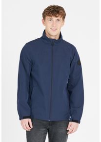 WHISTLER Herren Outdoorjacke "Kanone", blau, casual, Gr. L, unifarben, 100% Polyester, Jacken, mit 10.000 mm Wassersäule