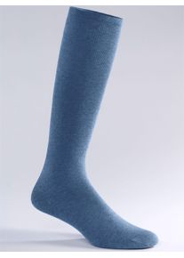 wäschepur WÄSCHEPUR Damen Kompressionsstrümpfe, Gr. 1, blau, 60% Baumwolle, 28% Polyamid, 12% Elasthan, Socken