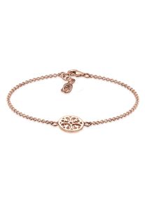 Elli Damen Armband "Ornament 925 Sterling Silber", 17cm, ohne Stein, Silber 925 (Sterlingsilber), rosa, Silber 925 (Sterlingsilber), Armbänder