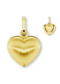 ONE ELEMENT Damen Ketten-Anhänger "Herz Herz Anhänger aus 333 Gelbgold", Gelbgold 333, gold, Gelbgold 333, Schmuckanhänger, Damen Gold Schmuck Herz