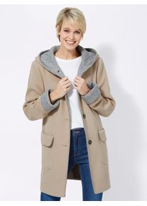 Casual Looks Damen Anorak, grau, Gr. 20, unifarben, 100% Polyester, Jacken