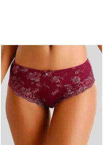 Lascana Damen Slip "Wanda", Gr. 52, rot, Obermaterial: 68% Polyamid, 18% Baumwolle, 10% Polyester, 4% Elasthan, Unterhosen, in abdeckender