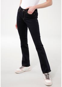 Kangaroos Damen 5-Pocket-Jeans "THE BOOTCUT", blau, Basic, Gr. 34, unifarben, Denim/Jeans, Obermaterial: 67% Baumwolle, 21% Polyester, 10% Viskose,