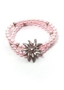 Damen Armband "Alea", rosa, Collezione Alessandro, Glas, Armbänder