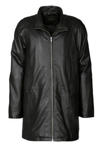 JCC Damen Ledermantel "IK49-2", schwarz, Gr. 46, Oberstoff: 100% Lammnappa-Leder / Futter. 100% Polyester, Mäntel