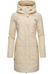 Ragwear Damen Wintermantel "Jannisa", beige, casual, Gr. L, Außenmaterial: 65% Polyester, 35% Baumwolle, Innenfutter: 100% Polyester, Wattierung: