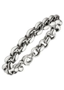 Jobo Damen Silberarmband, Silber 925 (Sterlingsilber), silber, Silber 925 (Sterlingsilber), Armbänder, Erbsarmband 925 Silber 21 cm