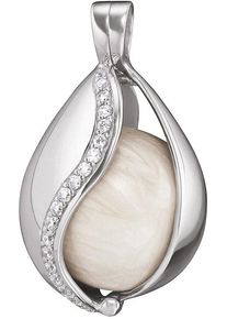 Engelsrufer Damen Ketten-Anhänger "Love of heaven, HIMMELSTRÄNE, ERP-20-TEAR-ZI", XS, Silber 925 (Sterlingsilber)-Messing, 6,99 g, silber, Silber 925