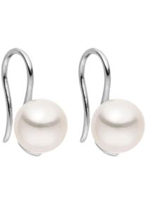PURELEI Damen Paar Ohrhaken "Schmuck Geschenk Pure Pearl Ohrringe, 23171", Edelstahl-Perlen, silber, Edelstahl, Perlen, Ohrringe, mit Muschelperle