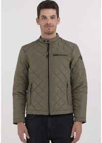Replay Herren Steppjacke "Saber Mid", grün, casual, Gr. S, Obermaterial: 100% Polyester, Jacken