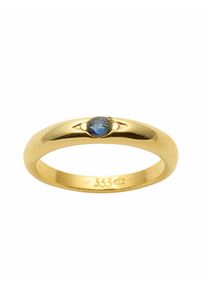 Adelia´s ADELIA ́S Damen Ketten-Anhänger "333 Gold Anhänger Taufring mit Safir Ø 10,1 mm", Damen, Gelbgold 333, blau, Gelbgold 333, Schmuckanhänger, mit Safir