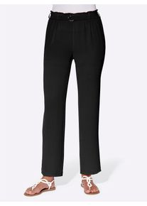 Classic Basics Damen Webhose, schwarz, Gr. 38, unifarben, 100% Polyester, Hosen