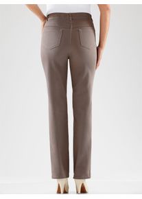 Casual Looks Damen 5-Pocket-Jeans, grau, Gr. 195, unifarben, 98% Baumwolle, 2% Elasthan, Jeans