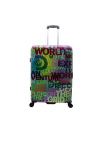 DISCOVERY Koffer "EXPLORE THE WORLD", bunt, Koffer, mit vollständig gefüttertem Innenraum
