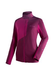 Maier Sports Damen Fleecejacke "Purga Jacket", pink, Gr. 36, 100% Polyester, Jacken, Damen Midlayer, Fleece mit aufgerauter Innenseite