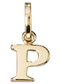 Jobo Damen Buchstaben-Anhänger "Anhänger Buchstabe", P, Gelbgold 333, gold, Gelbgold 333, Schmuckanhänger, 333 Gold