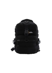 Cityrucksack "Milestone", National Geographic, schwarz, Kunstfaser, elegant, Rucksäcke, aus recycelten PET-Flaschen