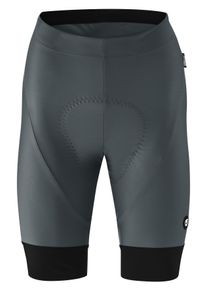 Gonso Damen Fahrradhose "SQlab GO W", grau, Gr. 34, 80% Polyamid. 20% Elastan, Hosen, Damen Radhose mit Sitzpolster, kurze moderne Radlerhose, Tight