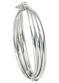 Jobo Damen Armreif, Silber 925 (Sterlingsilber), silber, Silber 925 (Sterlingsilber), Armbänder, oval 925 Silber