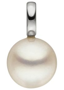 Jobo Damen Perlen-Anhänger "Anhänger mit Perle", Weißgold 585-Perlen, weiß, Weißgold 585, Perlen, Schmuckanhänger, 585 Weißgold mit