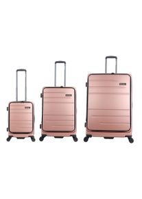 DISCOVERY Koffer "Patrol", rosa, Polyester, unifarben, klassisch, Koffer, mit ausziehbarem Teleskopgriff
