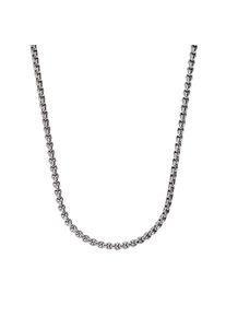 ZEEme Damen Collierkettchen "Ankerkette Edelstahl 2mm breit", 75 + 5cm, Edelstahl, L: 80cm B: 2.0mm, grau, Edelstahl, B:2.0mm, Halsketten