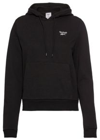 Reebok Damen Sweatshirt "D Kapuzensweatshirt", schwarz, sportlich, Gr. XS, Obermaterial: 70% Baumwolle, 30% Polyester, Sweatshirts